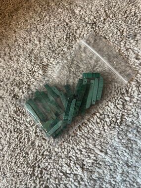 Genuine Malachite Stone Drop Focal Beads